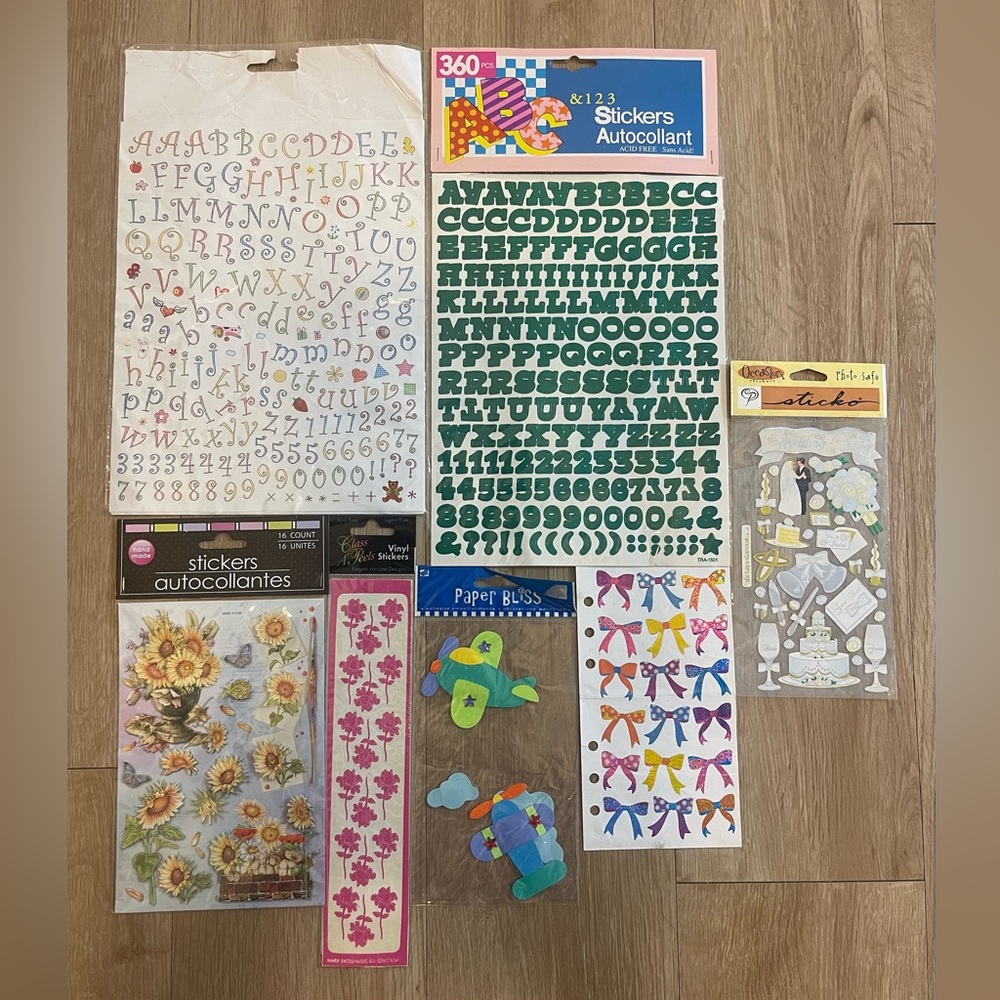 Vintage Stickers Bundle